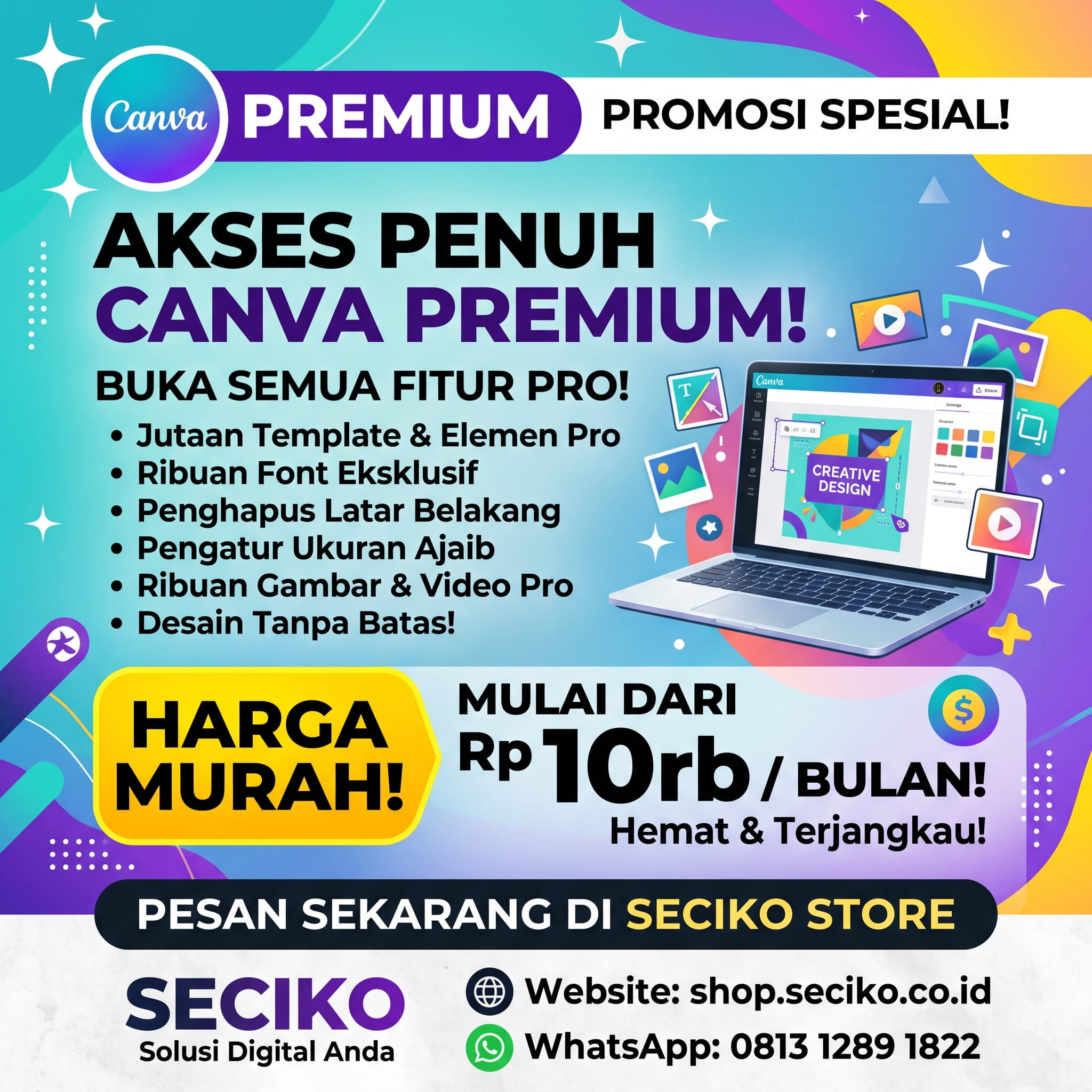 Beli Akun Canva Pro Premium Murah Head Team dan Invite Member