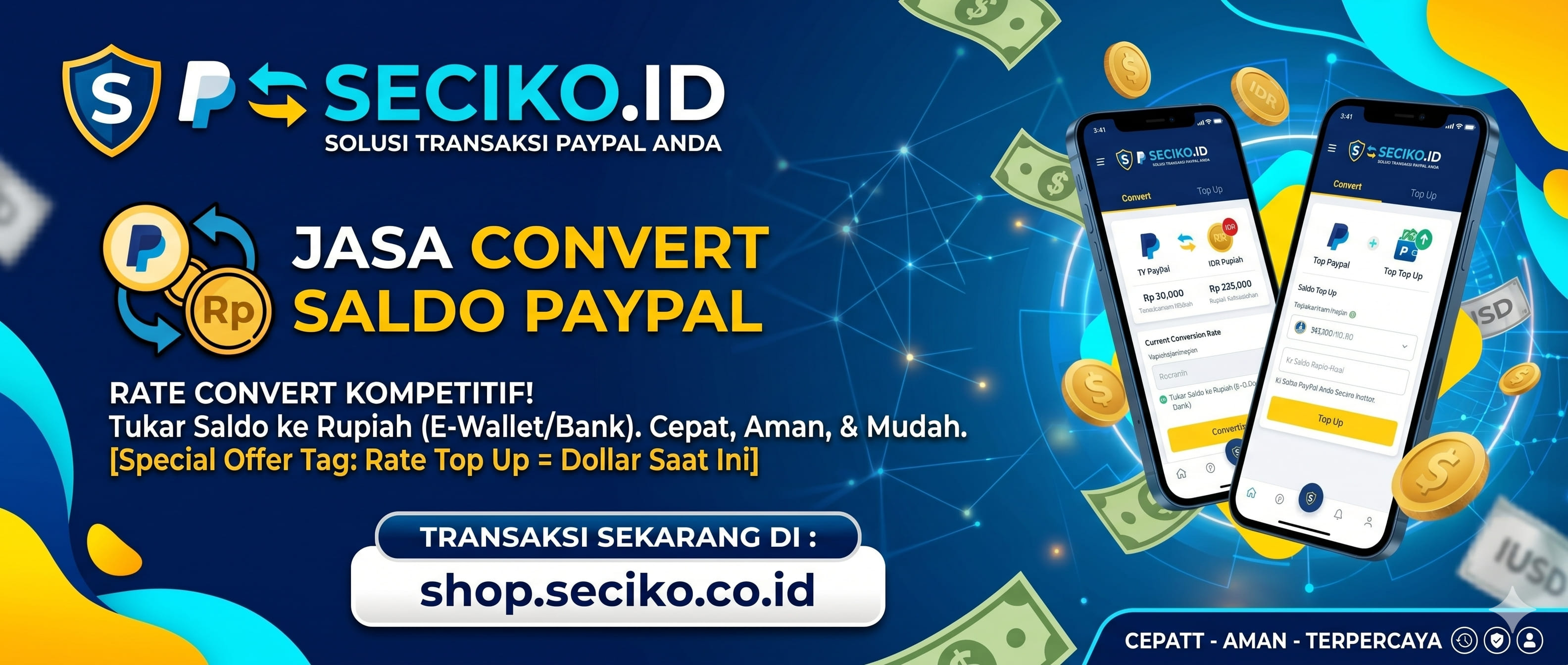 Jasa Convert Saldo PayPal Terpercaya ke E-Wallet Indonesia