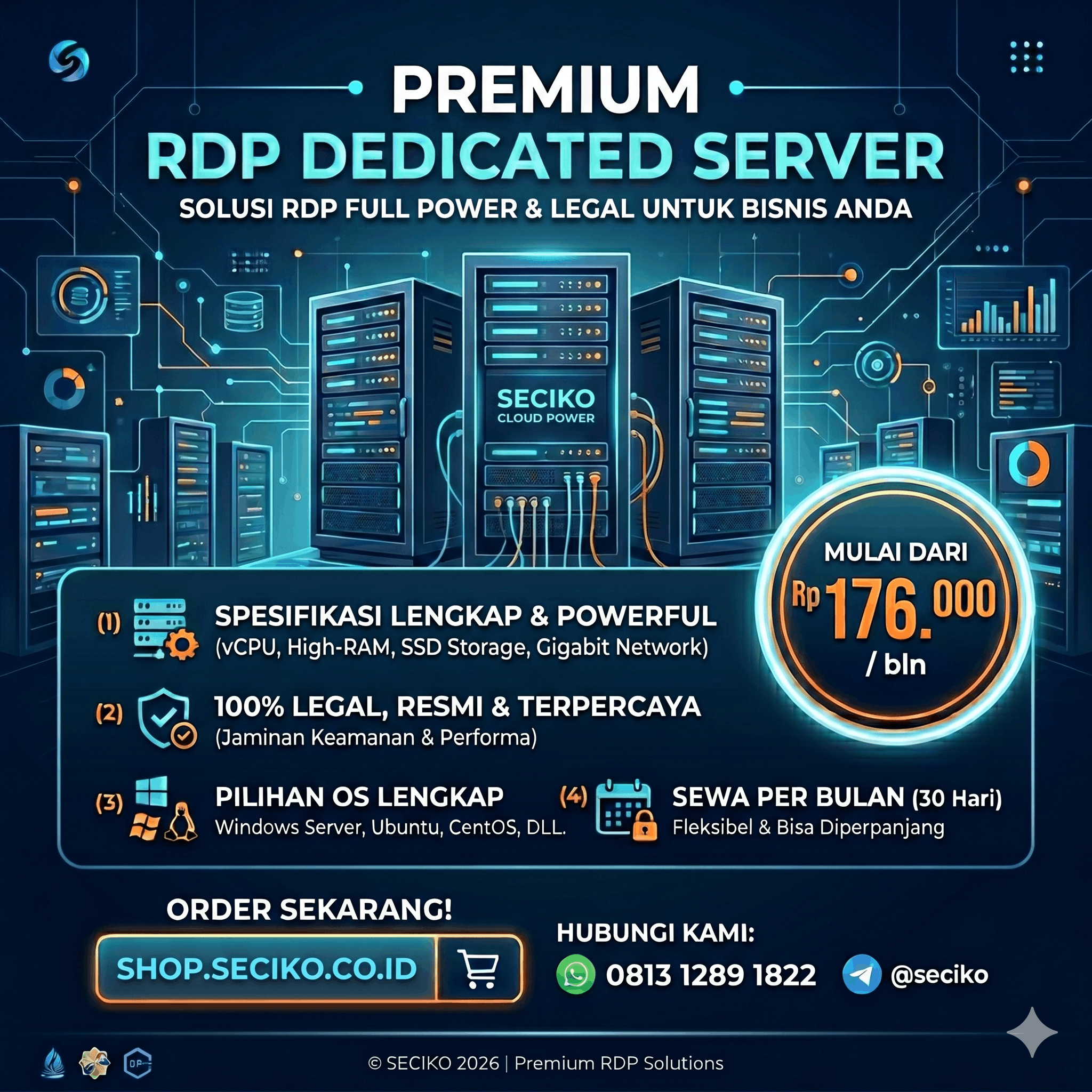 Sewa RDP Dedicated Server Murah Dedicated Server Nocix Node