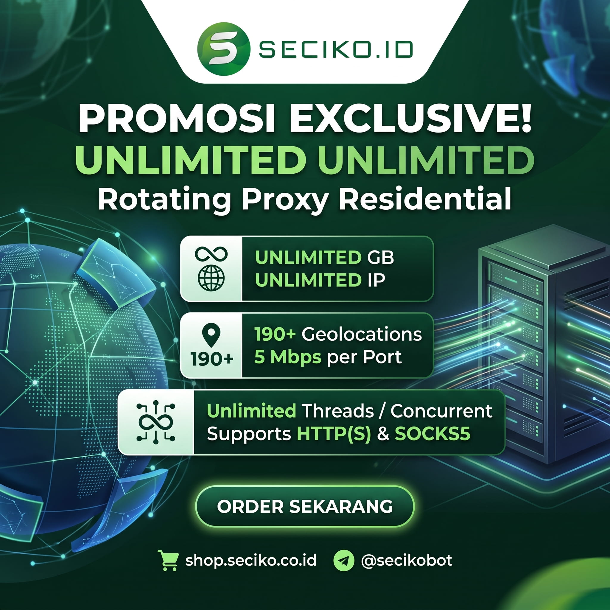 Unlimited Rotating Residential Proxy
